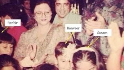 Ranveer Singh Parties With Ranbir Kapoor, Sonam Kapoor In Unseen Viral Photo From Childhood; See Here - News18