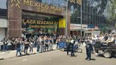 Comerciantes de Plaza Izazaga protesta por alza en renta