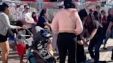 Wild fight breaks out between group of moms with strollers at Disneyland