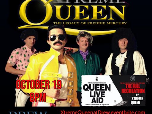 Xtreme Queen, The Legacy of Freddie Mercury in New Jersey at Bayway Arts Center 2024