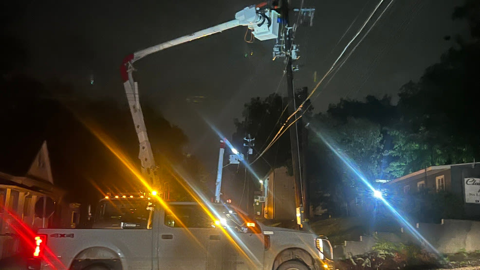 Centreville sees damage and power outages in Thursday night storm