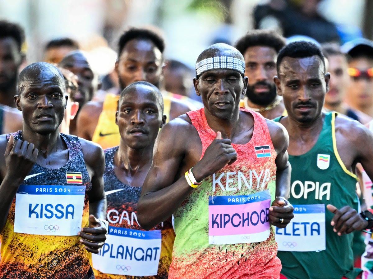 Olympics marathon results and times: Tamirat Tola wins and Eliud Kipchoge fails to finish men’s race