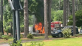 Quick response douses vehicle fire in Trent Woods, no injuries reported