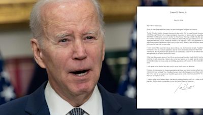 Fake forensic 'experts' think they can prove Biden didn't sign his dropout letter