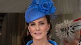Kate Middleton Is Regally Blue in ‘Love Link’ Bejeweled Heels & Coat Dress at The Order of The Garter Service 2022