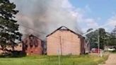 US: Large Fire Breaks Out At Old Church In South Jackson, MS