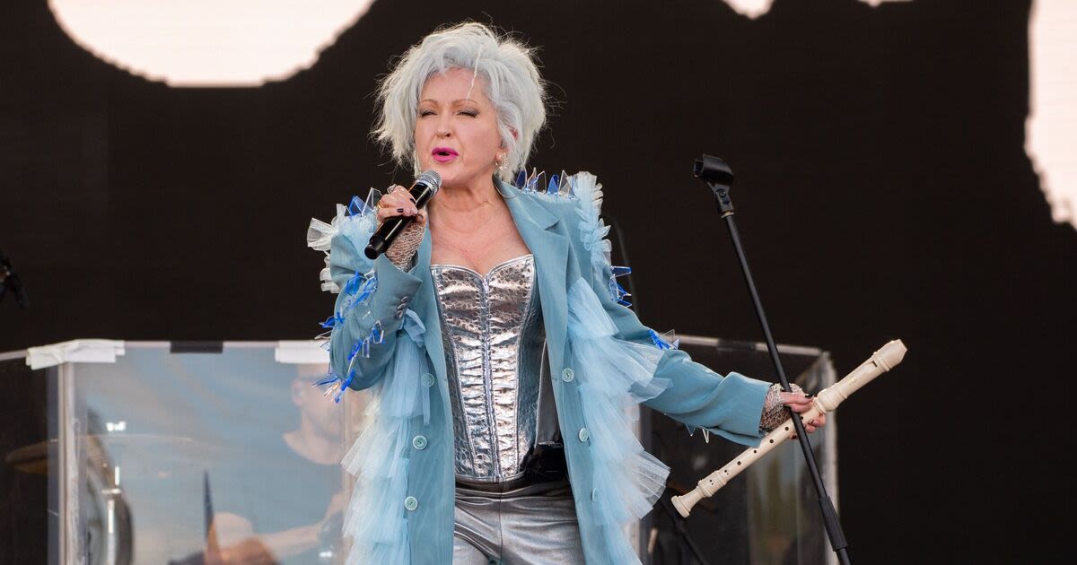 Cyndi Lauper sparks concern after Glastonbury’s festival-goers' mass exit