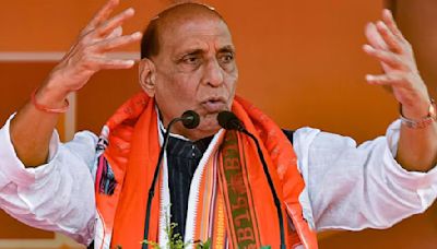 Defence Minister Rajnath Singh Slams Congress, Says Rahul Gandhi Tarnishing India's Image In Abroad