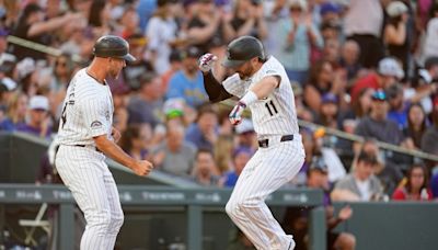 Rockies’ Jake Cave supplies the fireworks in 4-3 win over Brewers