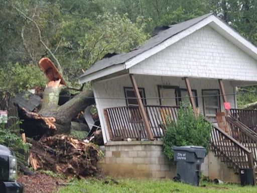 Upstate home destroyed by Thursday afternoon storms