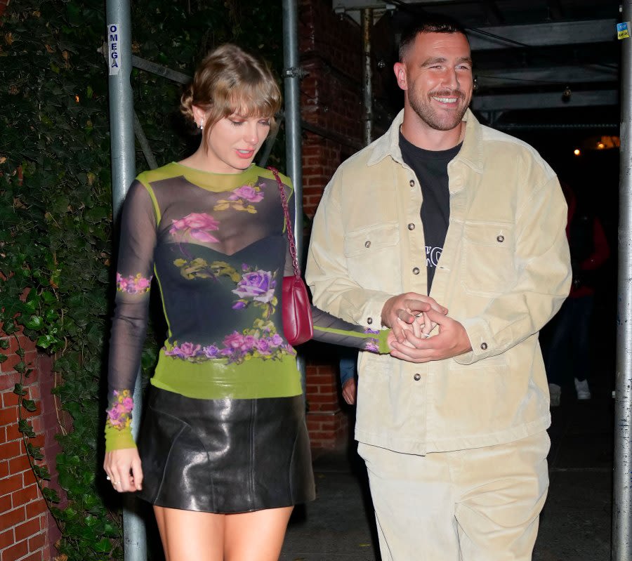 Taylor Swift and Travis Kelce Cozy Up in Same Booth During L.A. Date Night