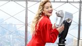 Rita Ora wows in 7 scarlet outfits in just 48 hours in US to promote new movie