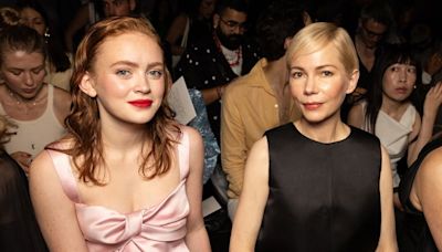 Sadie Sink Sits Front Row at Ashi Studio Show with Michelle Williams