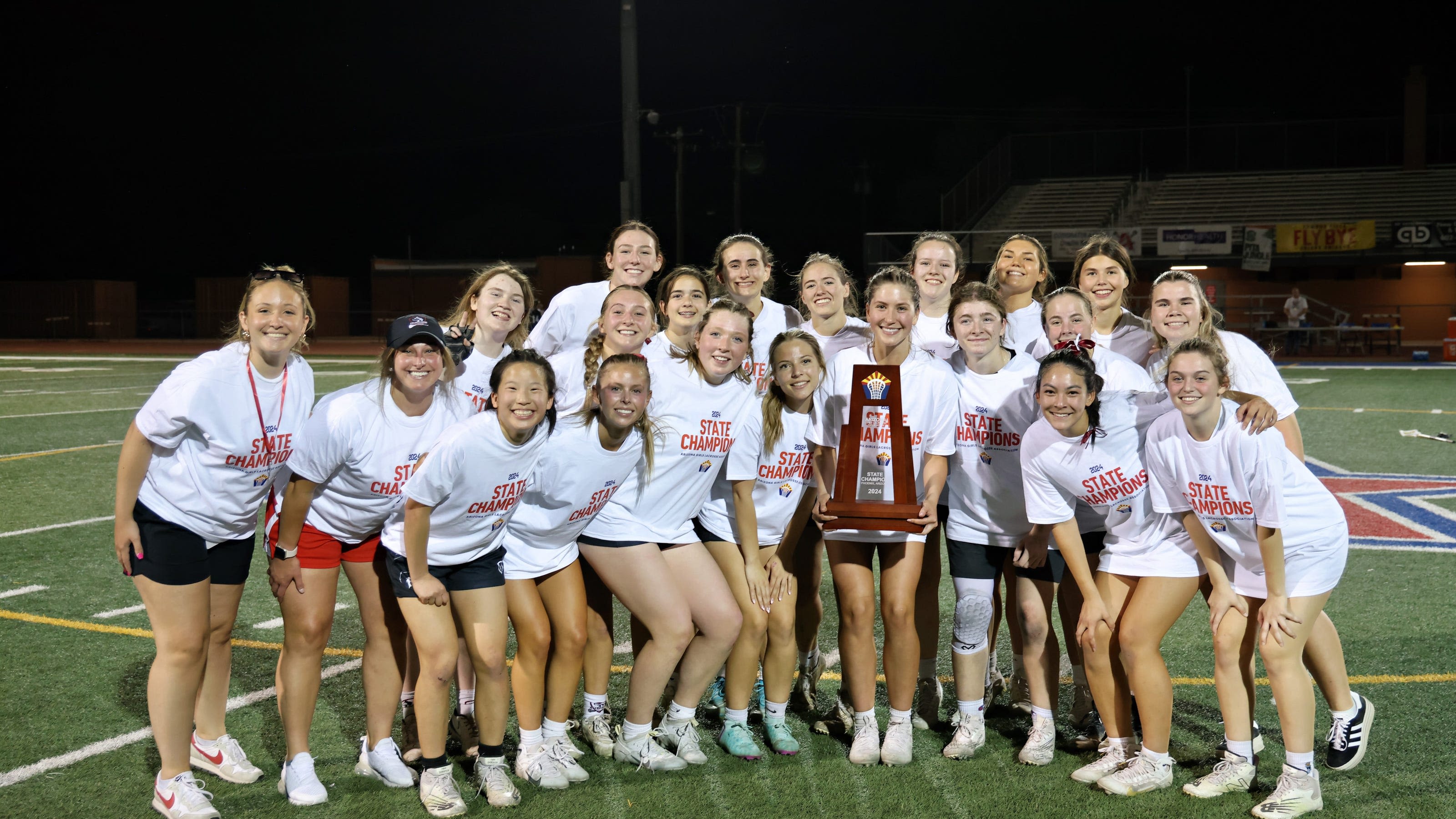 Chandler Huskies girls high school lacrosse team wins state title