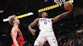 Embiid and Maxey each score 34, 76ers beat Raptors 114-107 to give Nurse first win