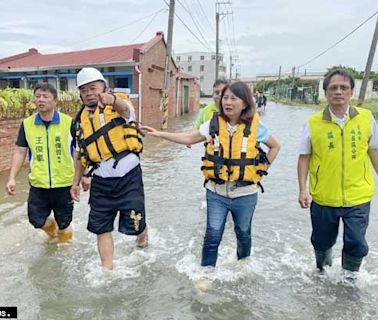 強颱侵襲麻豆區積淹水 區公所全力撤離救災 協助居民恢復家園