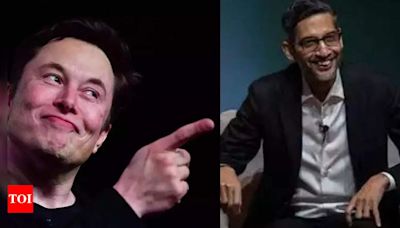 Sundar Pichai responds to viral 'AI, AI, AI' meme; Elon Musk tempted to join in the fun | - Times of India