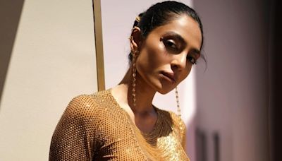 Fans think Sobhita Dhulipala ‘looks like an Oscar’ in this golden new look from Cannes Film Festival
