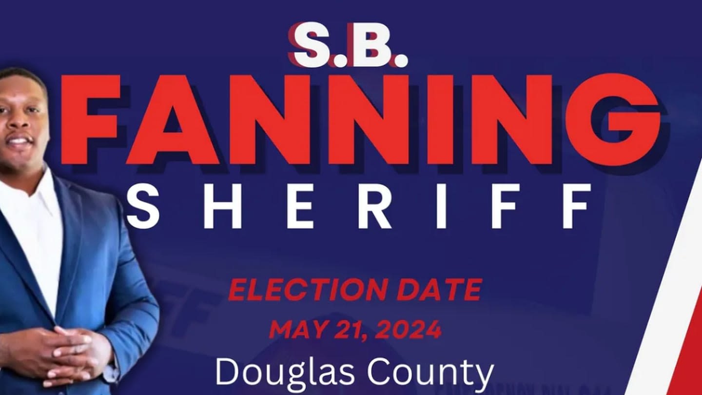 Douglas County sheriff candidate arrested on battery-family violence charge