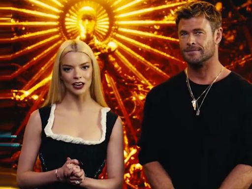 Anya Taylor-Joy le enseñó a Chris Hemsworth a hablar como un argentino y el video se hizo viral