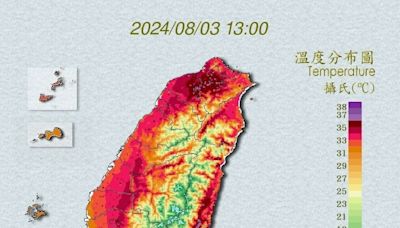 熱爆了！台北市信義區39.4度 18縣市亮高溫燈號