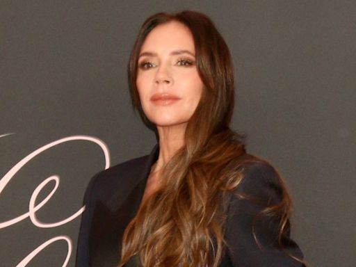 Victoria Beckham's Lacy Naked Gown Shows a Rare Glimpse Into Her Date Night Style