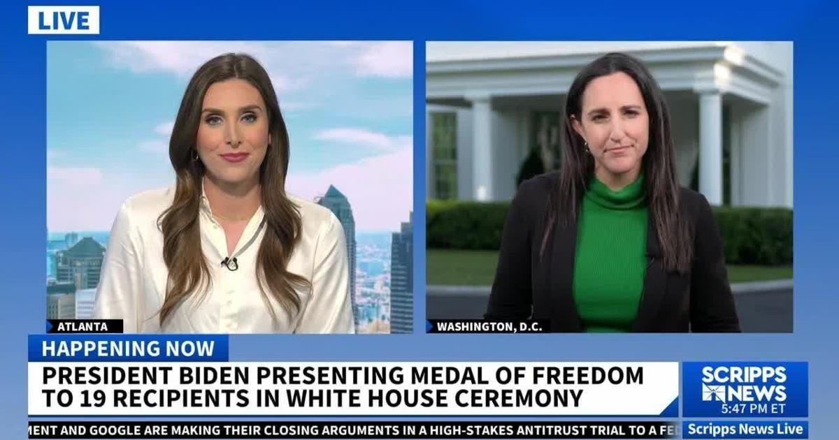 The White House holds a ceremony to honor Medal of Freedom recipients