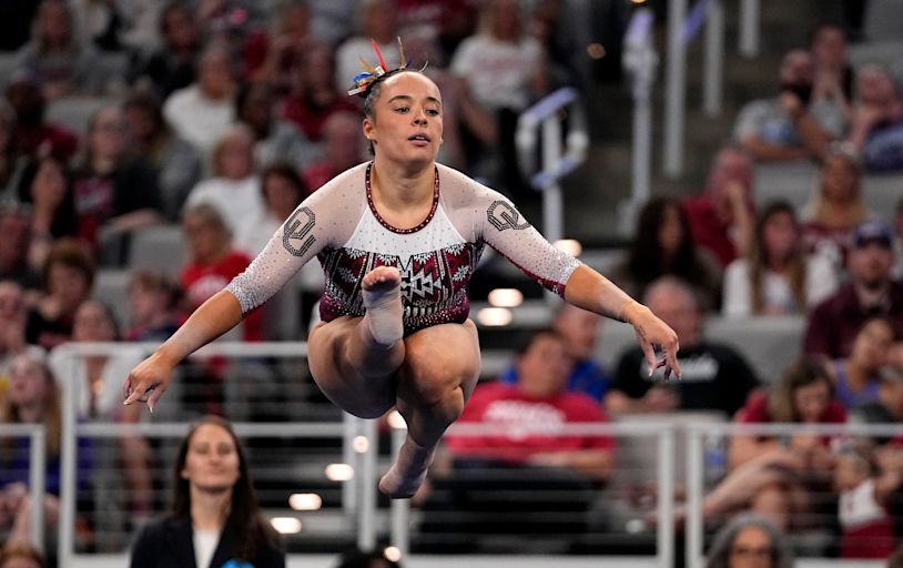 In stunning collapse, Oklahoma gymnastics fails to advance to NCAA final