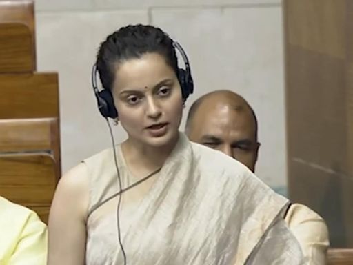 Kangana Ranaut gives her first speech in Parliament, talks about art and folk music of Himachal Pradesh. Watch