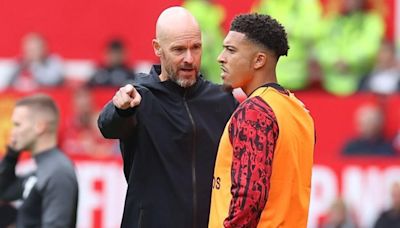 Erik ten Hag hints at new role for Jadon Sancho at Manchester United