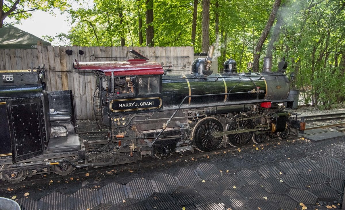 The zoo train's last steam engine is leaving soon. Here's when you can ride behind it