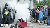 Hotel targeted and missiles thrown as riots continue in the UK