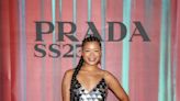 Storm Reid, Hunter Schafer Attend Prada Show