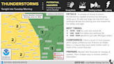 Possible strong winds, potential showers and thunderstorms tonight in Green Bay area