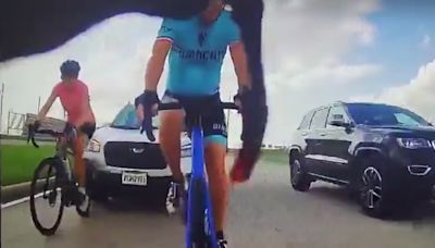 Cyclists Run Over By Hit-and-Run Driver In Graphic Video