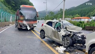 台灣旅行團南韓車禍! 肇事司機身亡.1台男受傷