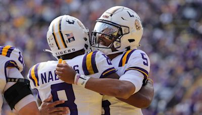 Ex-LSU teammates Jayden Daniels, Malik Nabers place $10,000 bet on Offensive Rookie of the Year