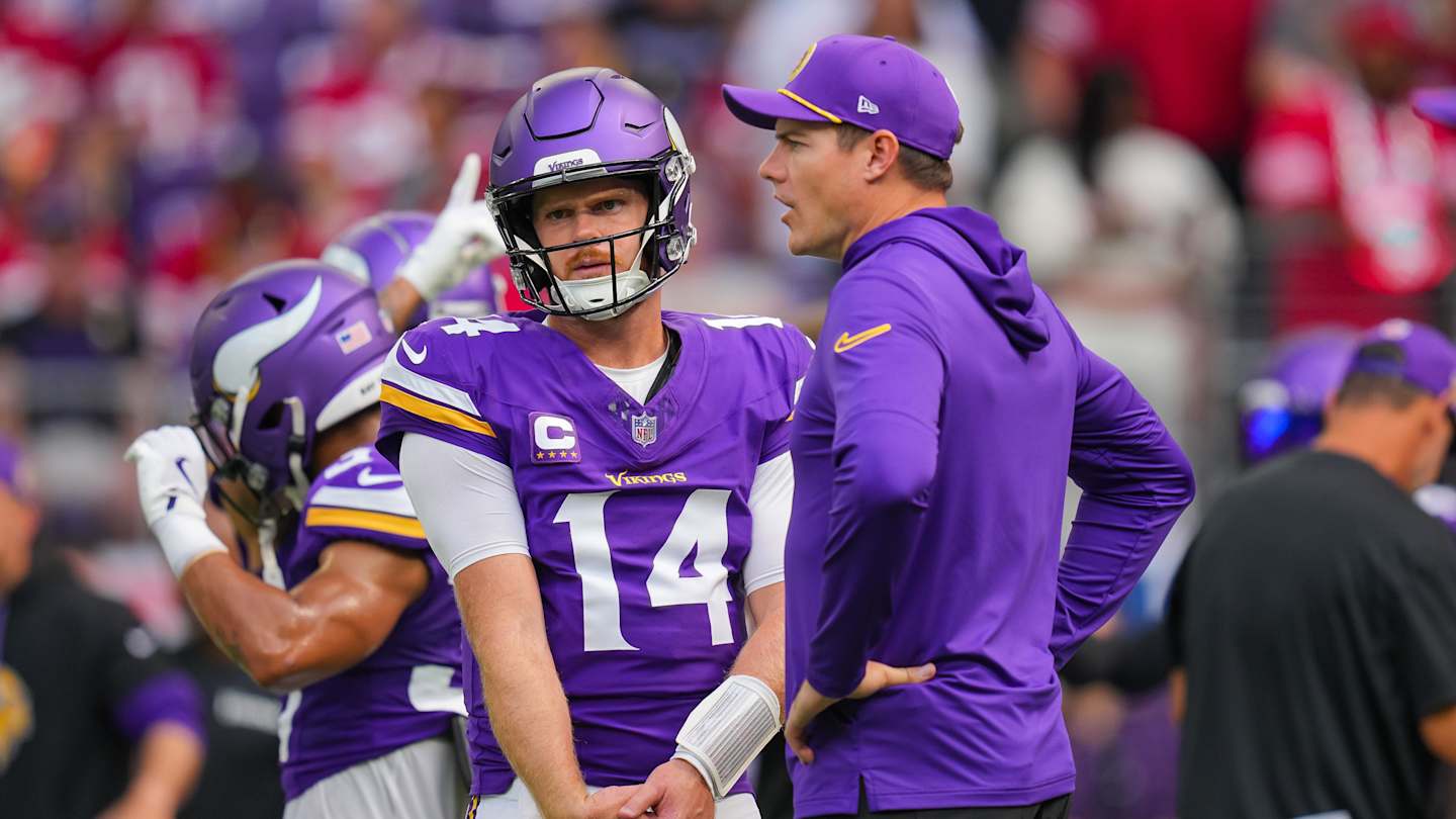 Minnesota Vikings Coach Kevin O'Connell Emotional Comments On Quarterback Sam Darnold