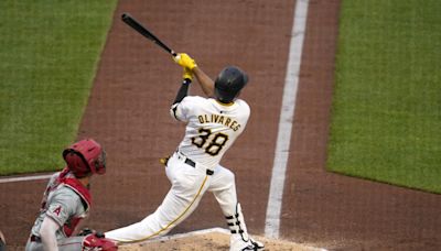 Olivares hits grand slam, Keller hurls complete game in Pirates’ 4-1 win over Angels