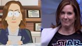 South Park culpa a Kathleen Kennedy, presidenta de Lucasfilm, de todos los males de Disney