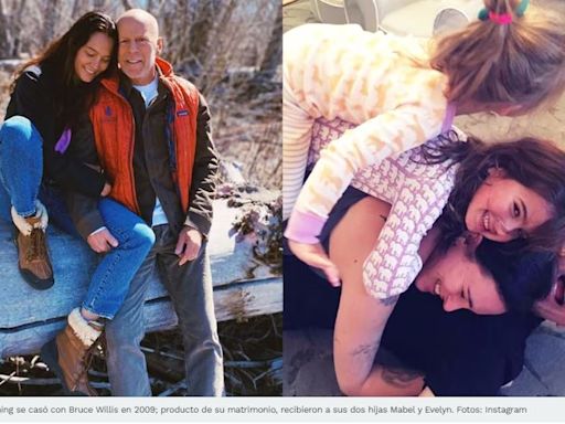 Esposa de Bruce Willis comparte un video de las hijas del actor