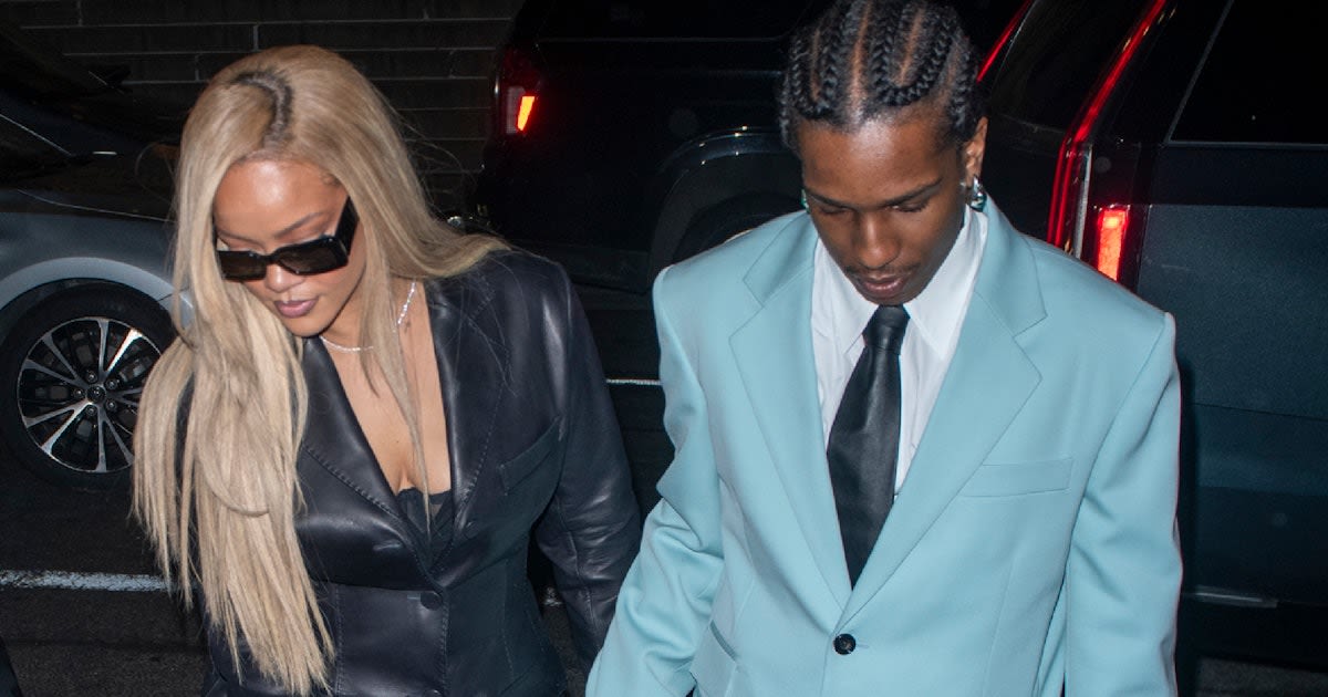 A Sheer Skirt & '80s Suit: Rihanna & A$AP Rocky Twist Black Tie Couples Style