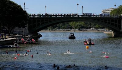 Could marathon swimming be canceled if Seine River's water is deemed unsafe?