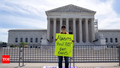 US Supreme Court upholds ban on domestic abusers possessing firearms - Times of India