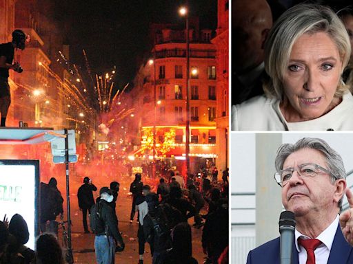 Violence breaks out on streets of France as far-right National Rally loses to left-wing alliance in election