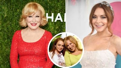 'A big, big mistake': Bette Midler regrets not suing Lindsay Lohan for quitting 'Bette' sitcom following the pilot