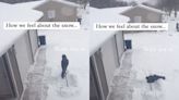 Minnesota 6-year-old who loves helping out her parents decided to shovel 8 inches of snow herself — she gave up after less than a minute