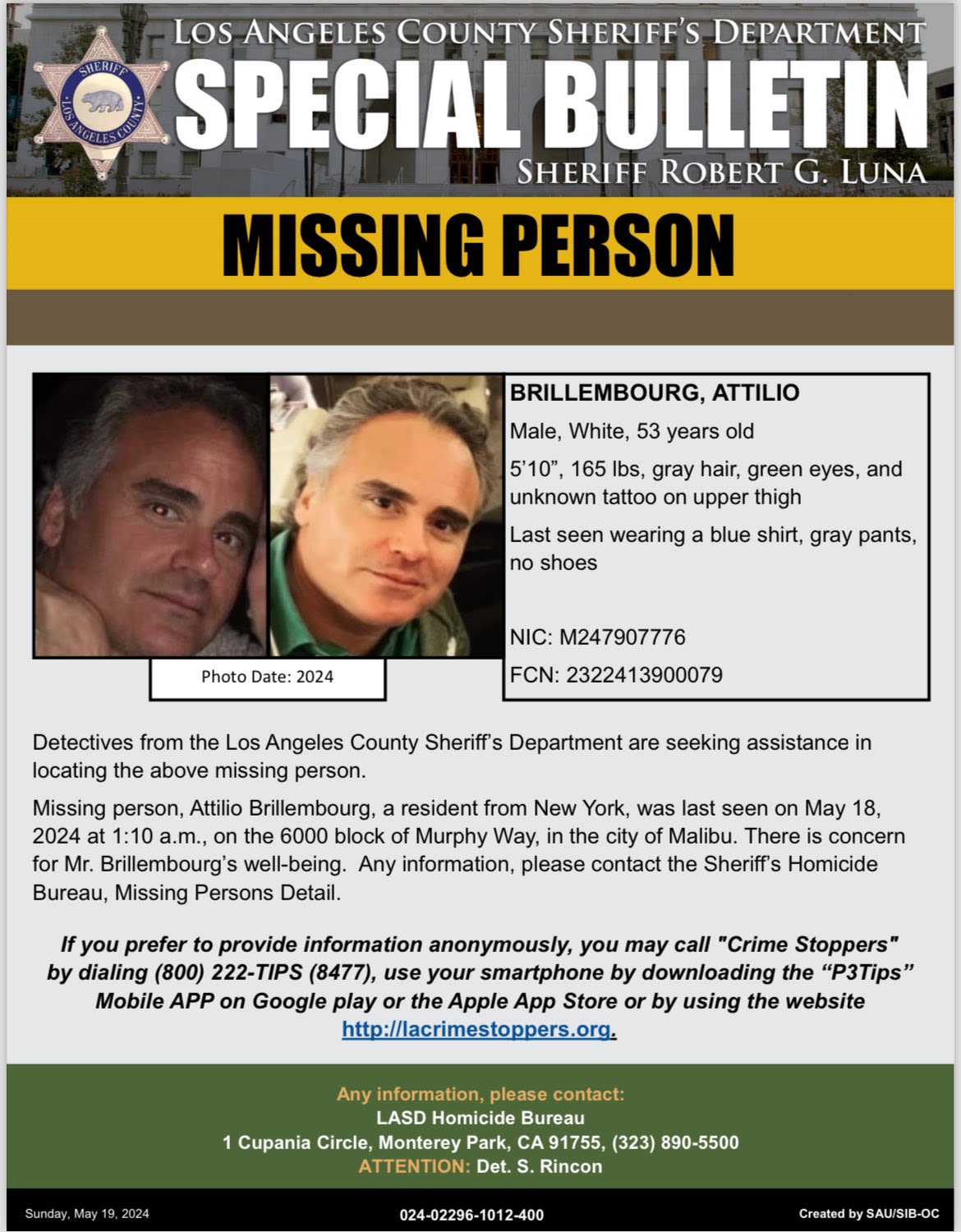 Princess Tatiana’s stepfather determined missing in Malibu • The Malibu Times