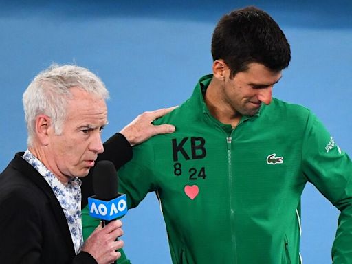 Novak Djokovic given warning by John McEnroe after Carlos Alcaraz comments