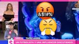 Un exfutbolista y su novia 'influencer', pillados teniendo una fuerte discusión en público